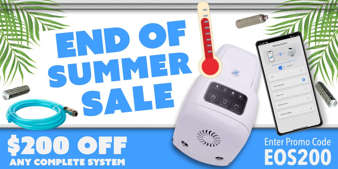 Smart Mist USA high pressure misting systems